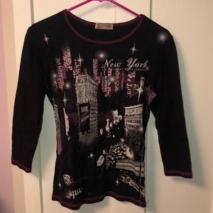 New York Blue Canyon Clothing Tee Shirt